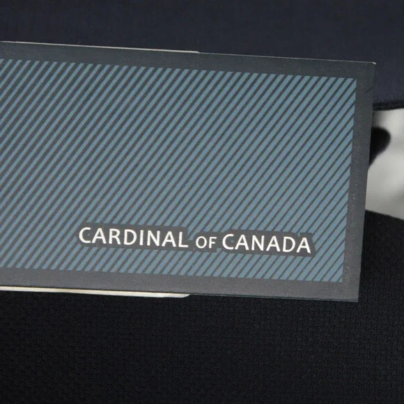 Cardinal of Canada NWT 100% Wool Sport Coat Size 38S US In Solid Navy Blue